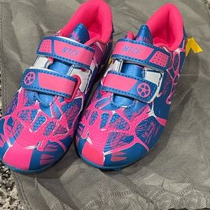 Brand new kids girl velcro soccer cleats